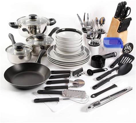 Great starter set!! Only 55 Cookware set stainless steel, Kitchen cooking utensils, Cooking