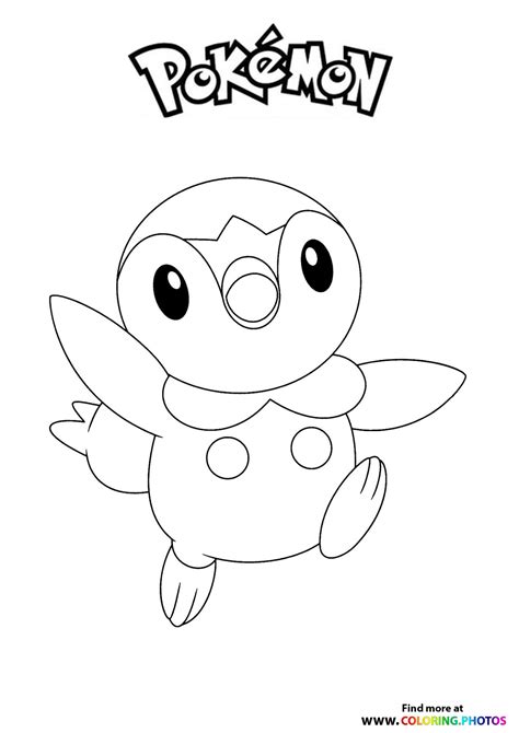 Starter Pokemon Coloring Pages