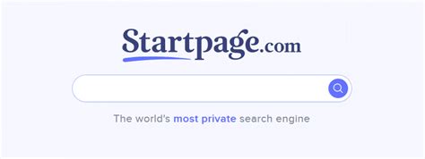 Startpage Search Engine