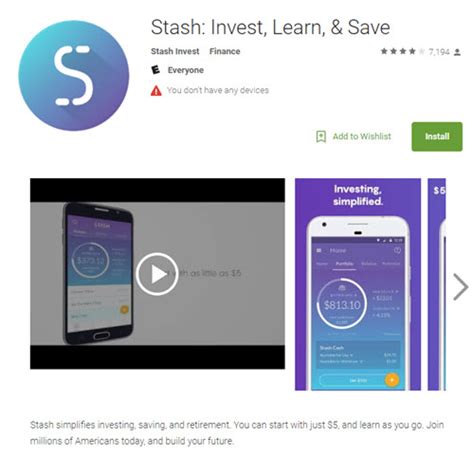 Stash App Benefits