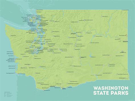 State Parks In Washington Map