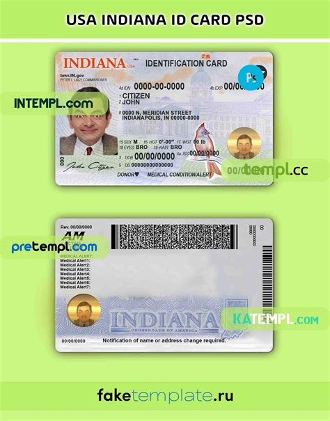 State Id Card Templates