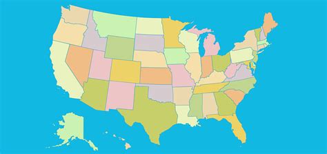State Map Of Usa Quiz Map