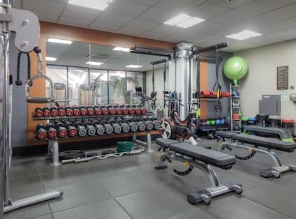 State Of The Art Fitness Center At Hilton East Midlands Airport Hotel