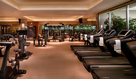 State-of-the-art fitness center equipped with modern equipment for guest’s workout sessions.