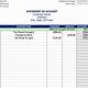 Statement Of Account Template Excel