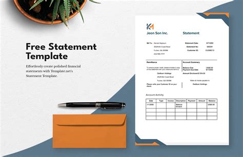 Statement Word Template