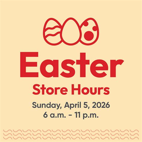 Stater Brothers Easter Hours