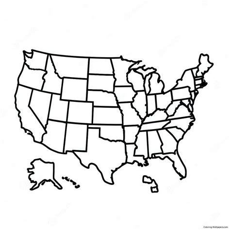 States Map Coloring Page