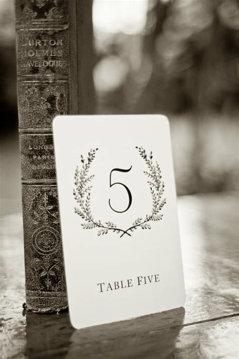 Modern Minimalist Table Numbers Template Wedding Table Number Etsy in