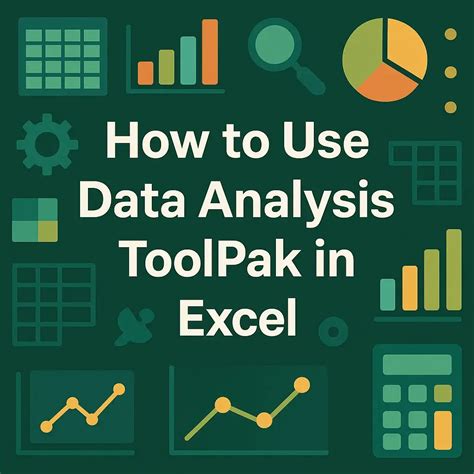 Statistical Analysis with the Data Analysis ToolPak