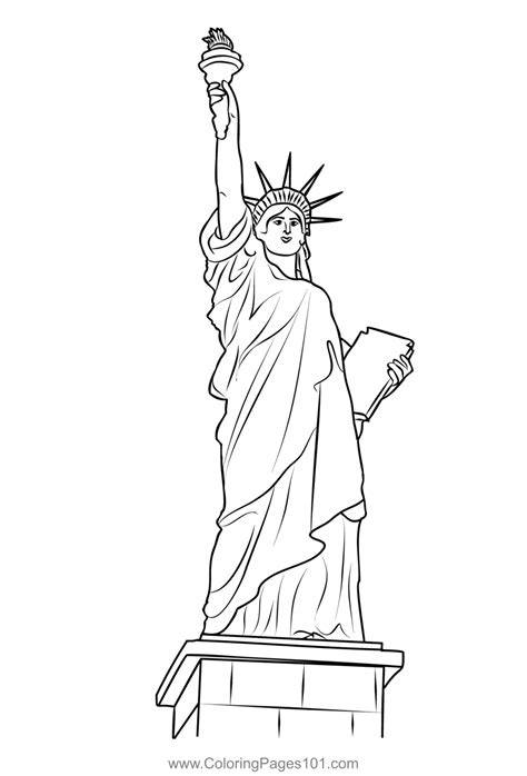 Statue Of Liberty Coloring Page