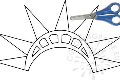 Statue Of Liberty Crown Template