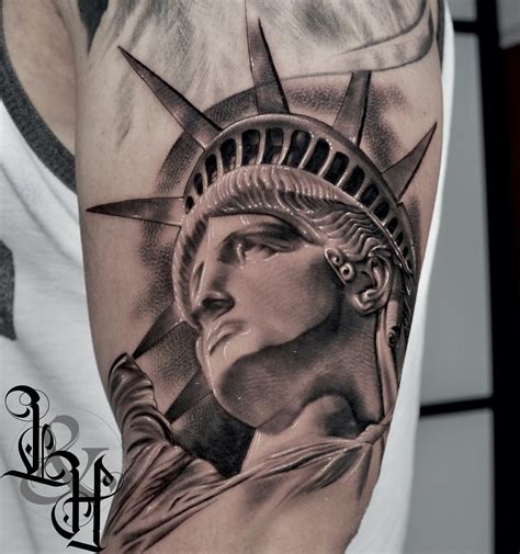 70 Statue Of Liberty Tattoo Designs For Men New York City