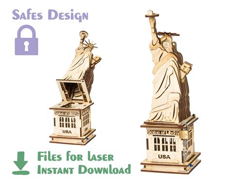 Download Statue of Liberty Line Drawing DXF Files