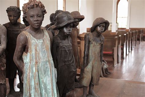 Statues at Whitney Plantation
