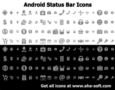 Enhance your dating experience with Status Bar Dating App Icons for Android