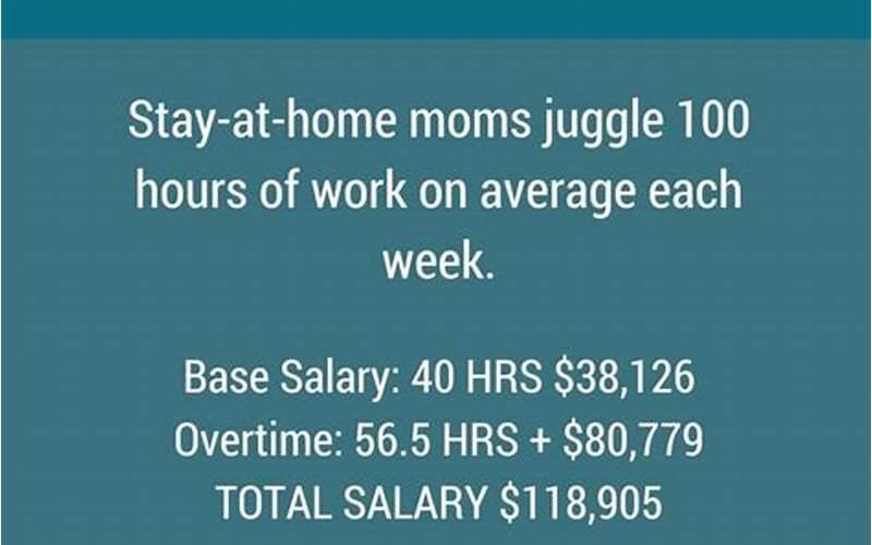 Stay At Home Mom Value