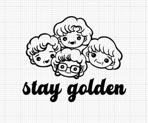 Glitter your Crafting Projects with Eye-Catching Stay Golden SVG Designs!