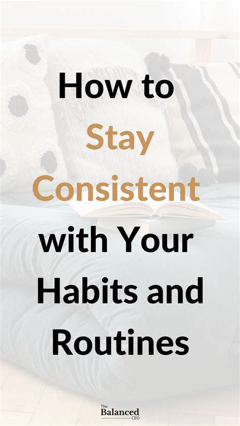 Staying Consistent