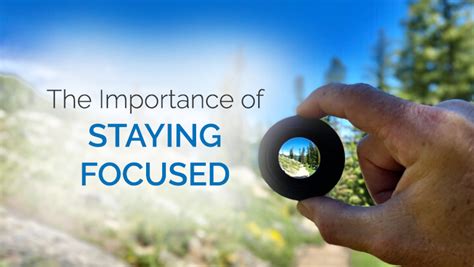 Staying Focused in Waiting