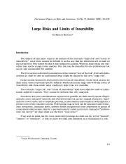 Staying Under Insurability Limits