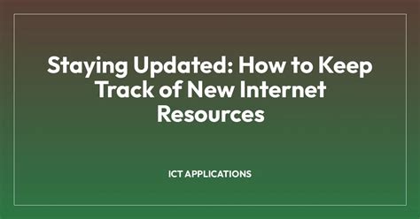 Staying Updated: Resources and Tools