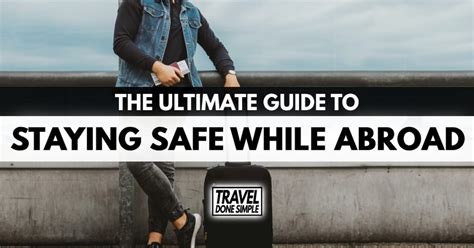 Staying safe while traveling