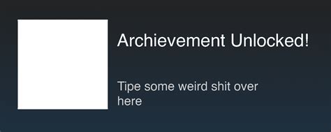 Steam Achievement Template
