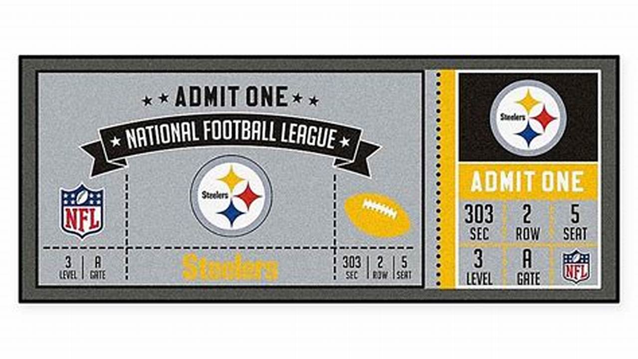 Steelers Game Tickets 2024
