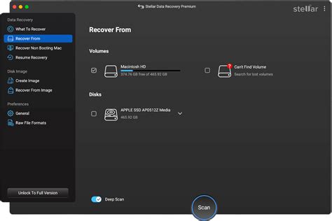 Stellar Data Recovery Premium for Mac
