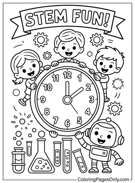 Stem Coloring Pages