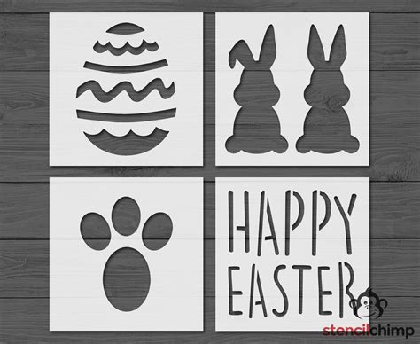 Stencil Easter
