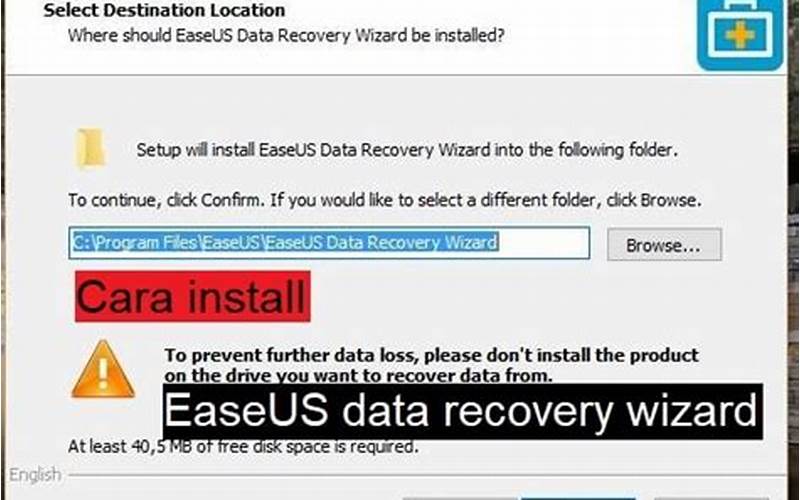Step 1 - Unduh Dan Instal Easeus Data Recovery Pada Laptop/Computer Anda