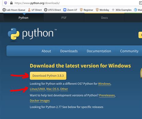 Download Python 3.8