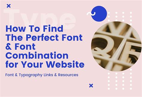 Step 1: Find the Perfect Font