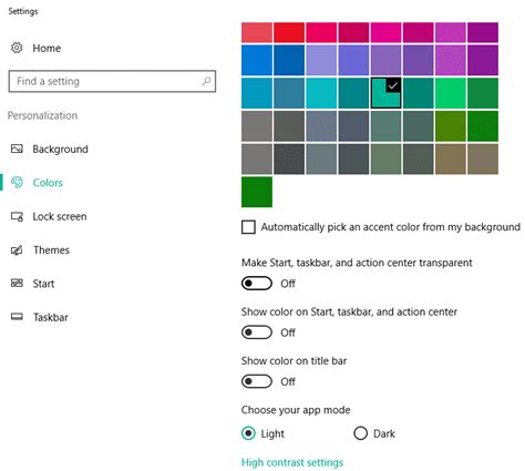 Step 4: Adjust the Color Settings