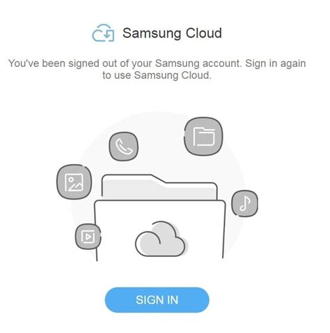 Step 4: Log Out Of Samsung Cloud