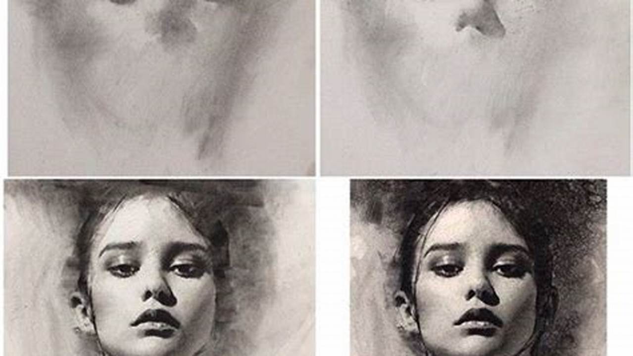 Step by Step Charcoal Portrait