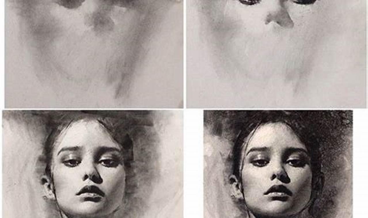 Step by Step Charcoal Portrait