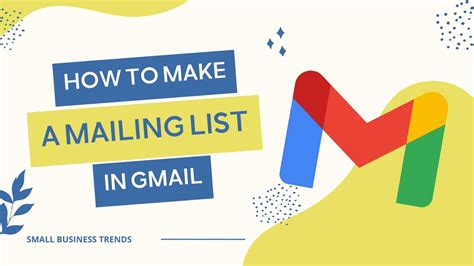 Step 1: Create Your Mailing List
