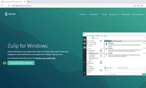 Step 1: Download Zulip