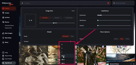 Step 1: Open Midjourney Settings Page