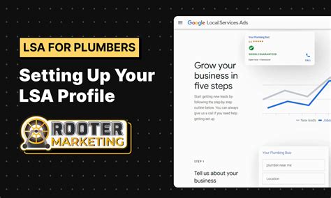 Step 1: Setting Up Your LSA Profile