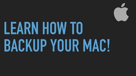 Step 1 - Backup Your Mac