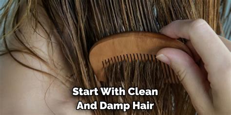 Step 1 Start with Clean, Damp Hair