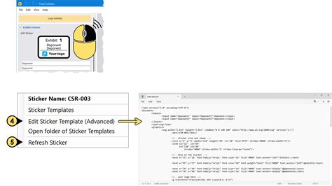 Step 2: Accessing the Sticker Tray