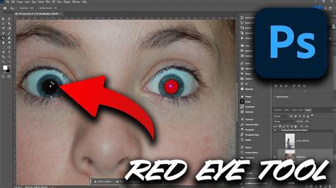 Step 2: Activating the Red Eye Tool