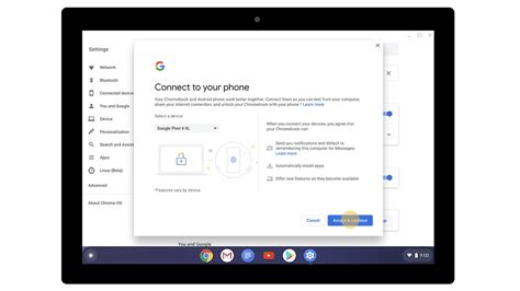 Step 2: Connect Android Phone to Chromebook