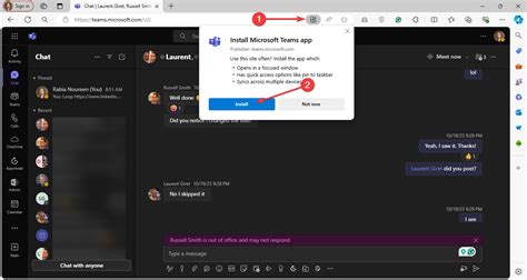 Step 2: Create a PWA for Teams and add it to your Taskbar
